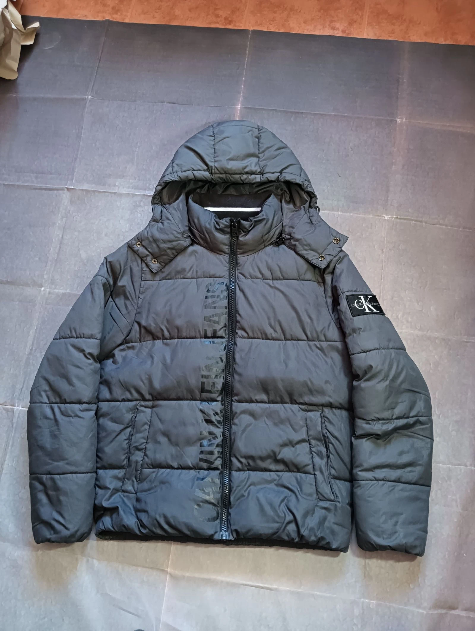 Puffer Calvin Klein Antracita Size M Premium